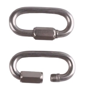 Mousqueton à attache <span class=keywords><strong>rapide</strong></span> avec écrou en acier au carbone, finition zinguée, usage industriel robuste - Product Image 6