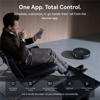 Robot Vacuum Cleaner Pintar New Narwal Flow 2 31000Pa HEPA Basah Kering Cuci Otomatis Pel AI Pengenal Objek Pengosongan Otomatis