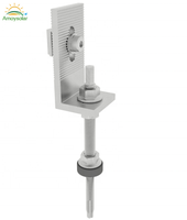 Boulon de suspension solaire Xiamen Amoy en acier inoxydable A2 M10 200mm 250mm 300mm pour fixation de panneaux solaires sur toiture métallique ondulée – Garantie 12 ans