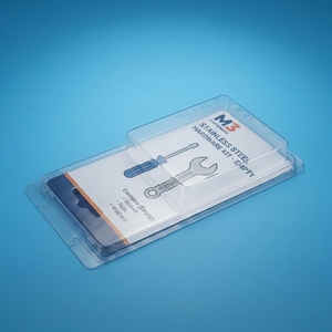Contenants en blister thermoformés PET transparents, jetables, écologiques, à fermeture Eurolock, pour matériel, cosmétiques, sur mesure - Product Image 2