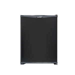 Mini-réfrigérateur portable de 40 litres, sans givre, à absorption, petit réfrigérateur avec porte noire solide pour hôtels - Product Image 1