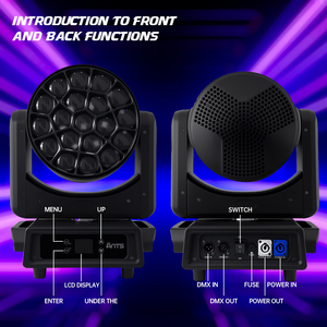 19*40 Wát 4in1 RGBW mắt ong di chuyển đầu <span class=keywords><strong>LED</strong></span> Đèn sân khấu <span class=keywords><strong>Led</strong></span> di chuyển đầu ánh sáng <span class=keywords><strong>LED</strong></span> rửa di chuyển đầu cho sự kiện buổi hòa nhạc hiển thị - Product Image 4