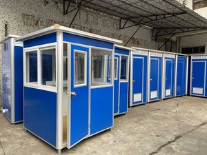 Cabina <span class=keywords><strong>de</strong></span> seguridad portátil TOPPRE, Mini cabina <span class=keywords><strong>de</strong></span> caja móvil <span class=keywords><strong>de</strong></span> fácil montaje, casa <span class=keywords><strong>de</strong></span> guardia desmontable, Guardia <span class=keywords><strong>de</strong></span> cabina <span class=keywords><strong>de</strong></span> ventas <span class=keywords><strong>de</strong></span> seguridad móvil - Product Image 5