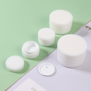 Sang trọng đôi tường <span class=keywords><strong>PP</strong></span> lọ nhựa 10g 15g 20g 30g 50g trắng chăm sóc da vòng Kem nặng tường <span class=keywords><strong>Jar</strong></span> mỹ phẩm bao bì - Product Image 3