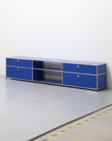 Meuble TV Flottant Minimaliste en Acier Inoxydable Sur Mesure, Armoire de Salon Moderne avec Grand Rangement, Vente Directe Usine, Haute Qualité