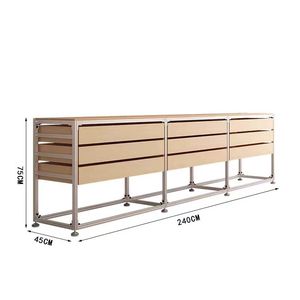 Sistema di Scaffalature in Alluminio Libei, Espositore Industriale per Supermercati, Negozi e Isole, Scaffale per Esposizione Verdure - Product Image 3