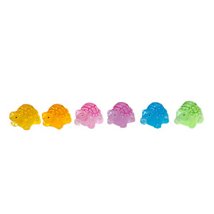 Lanshuo Mini Tortuga de Resina, Accesorios de Joyería, Adornos de Escritorio Coloridos, Transparentes y Lindos - Product Image 2