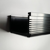 Boîtier de dissipateur thermique en aluminium extrudé en forme de U, série 6000, usiné CNC