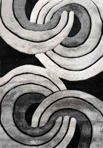 100% poliestere Tela di Supporto Resistente Ai Graffi Marrone Arancione Zona Shag Tappeto Tappeto 3D Shaggy - Product Image 5