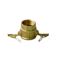 Raccord Camlock en laiton A-BR de 2 pouces, filetage BSPP/NPT, forgé et sablé, résistant à l'huile 0,1-1,6 Mpa