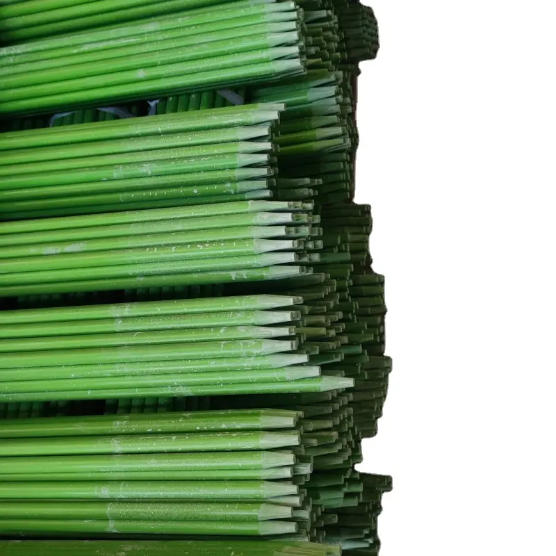 Hot Sale Fiberglas Stake Glasfaser stab mit grüner Farbe für Stütz pflanzen
