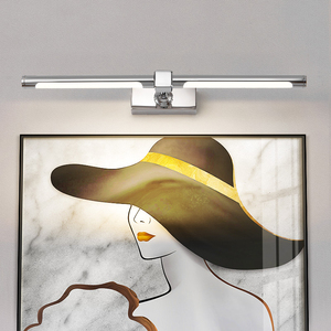 COMBO Lampe LED chromée pour miroir 3500K Blanc chaud, éclairage de salle de bain à montage en surface, design moderne, IRC 85+ - Product Image 3