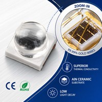 Emisor LED de Cerámica Verde 3535 de 520nm 530nm para Iluminación Profesional de Efectos Escénicos