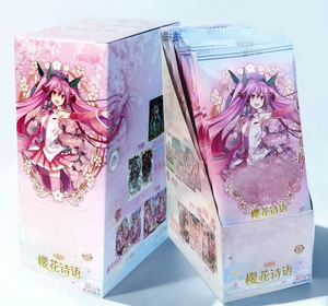 Kayu Anime Peripheral 5th Tcg Sakura Poetry First Sight Collection Card Rare Foil Variant Design Collectible Gift Mystery Box - Product Image 1