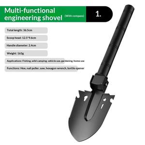 Складная походная лопата Vetex оптом: тактический инструмент для выживания на природе - Product Image 4