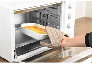 1PCS Fish Shaped Printed Cotton Anti Scald <b>Oven</b> <b>Gloves</b> Kitchen <b>Gloves</b> Tray Dish Holder Multi-Purpose Sustainable Dishwasher Safe - Product Image 4