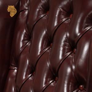 Amerikaanse Antieke Lederen Enkele Bank Industriële Vleugel Rug Fauteuil Vintage Loft Stijl Voor Thuis Appartement Koeling Vlieger Stoel - Product Image 4