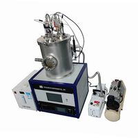 Haute pulvérisation rf nano pulvérisation magnétron de bureau pulvérisateur non métallique enduit de pulvérisation rf