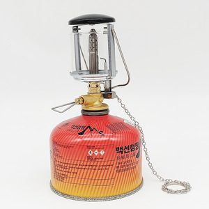 Lampe à gaz de camping, corps métallique, éclairage extérieur de bureau pour la chaleur et l'éclairage de la tente - Product Image 3