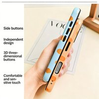 Coque de téléphone antichoc tendance style rétro à pois en TPU+PC pour iPhone 16 15 14 13 12 11 Pro Max 17 Air
