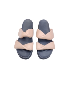 Nhà Sản Xuất Bán Buôn Phụ Nữ Sang Trọng Của Dép Phẳng Giá Rẻ EVA + PU + PU Nêm Trong Màu Đen Trắng Nâu Màu Sắc Khỏa Thân - Product Image 3