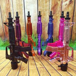 Cachimbas <span class=keywords><strong>AK47</strong></span> Árabes con Logotipo Personalizado, Portátiles, Lacadas, en Cajas de Regalo Grandes, Cachimbas con Forma de Pistola AK 47, Accesorios para Fumar, Juego Completo - Product Image 3