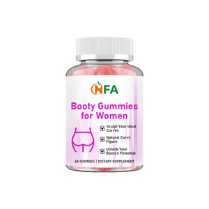 Gummies pour les fesses les plus vendues pour femmes, complément alimentaire naturel à base de plantes avec créatine et vitamine D3, pour sculpter les courbes féminines - Product Image 1