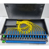 Boîtier Terminal Cassette Réseau Extérieur PLC Connecteurs SC 1*8 1*16 1*32 Splitter Fibre Optique Monomode ODF Solution FTTX WiFi 4G