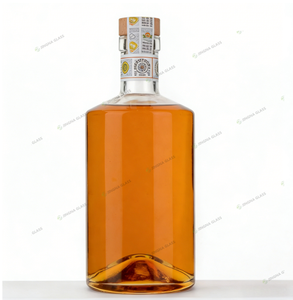 Bouteille <span class=keywords><strong>de</strong></span> whisky en verre transparent vide <span class=keywords><strong>de</strong></span> 700 ml avec bouchon, bouteille à spiritueux <span class=keywords><strong>haut</strong></span> <span class=keywords><strong>de</strong></span> <span class=keywords><strong>gamme</strong></span> pour liqueur, brandy, rhum, vodka, <span class=keywords><strong>gin</strong></span> - Product Image 2