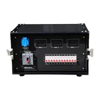 Armoire de distribution d'alimentation pour scène de spectacle, 16 canaux, 250A 220V, pour éclairage de discothèque, DJ, soirées et LED