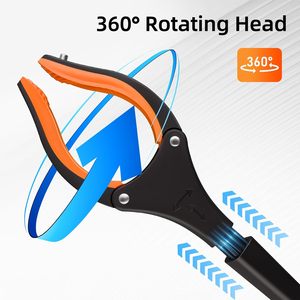 Trọng Lượng Nhẹ Có Thể Gập Lại Reacher Grabber Pickup Công Cụ 360 ° Xoay Hàm Với Nam Châm Dễ Dàng Thùng Rác <span class=keywords><strong>Picker</strong></span> Trên - Product Image 3