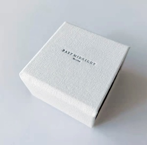 Chất Lượng Cao Thân Thiện Với Môi Vải Hộp Đồ Trang Sức Da Lộn Nhung Trang Sức Hộp Quà Tặng Với Logo - Product Image 5