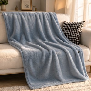 Manta Térmica OEM/ODM de 80x150cm, Suave, de Felpa, con Alimentación USB, Lavable a Máquina, para Hogar/Oficina - Product Image 4