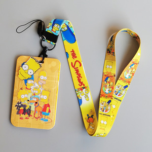 Cordones con Diseño de Los Simpson, Porta Tarjetas, Correa para Teléfono, Porta Identificación, Estuche de Plástico para Tarjetas, Cordón Antipérdida, Regalo Promocional - Product Image 4