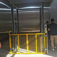 Elevador de Carga Hidráulico Vertical para Almacén, Personalizado para -HT 2-10 Toneladas, con Control Remoto Eléctrico y Riel Guía