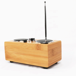 Mini Xách Tay Bằng Gỗ Tre Không Dây Bluetooth Bt 6W Loa Hộp Âm Thanh Loa Với FM Đài Phát Thanh - Product Image 4