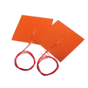 La Chine fabrique 12v 36v 48v dc 3d imprimante flexible électrique silicone caoutchouc élément chauffant coussin - Product Image 1