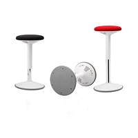 Tabouret de bureau ergonomique actif à bascule, réglable en hauteur, confortable, durable, en tissu, pour le travail, nouveau modèle 2026