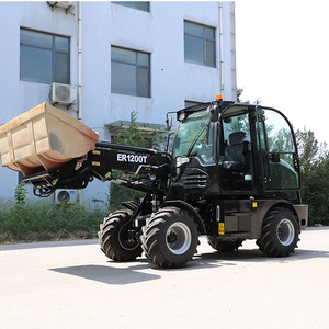 Chargeuse sur pneus télescopique compacte articulée ER1200T de 1,2 tonne pour l'agriculture et la construction - Product Image 2