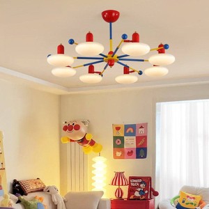 Memphis Chandelier <b>Led</b> <b>Light</b> Multi Head Round Home Lighting For Living Room Bedroom Study Dining Room - Product Image 2