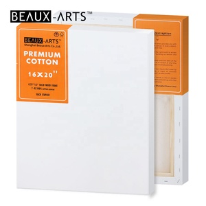Nice Price 7OZ 0.75 "* 1.5" 'Triple Prime <span class=keywords><strong>Toile</strong></span> étirée d'artiste en coton 100% avec texture moyenne pour huile, acrylique et alkydes - Product Image 1