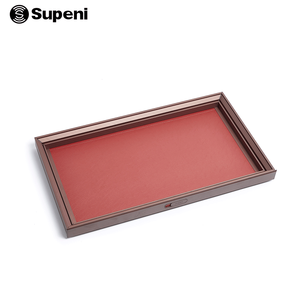 Caja de Almacenamiento para Armario Serie 19, de Cuero Mocha, Organizador de Armario de Aleación de Aluminio Premium y <span class=keywords><strong>ABS</strong></span> - Product Image 1