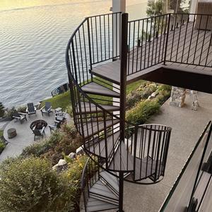 <span class=keywords><strong>Scala</strong></span> a chiocciola per esterni costruita per durabilità, sicurezza e esposizione a lungo termine all'aperto - Product Image 3