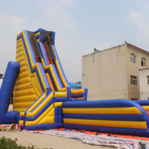 72ft ענקית כחולה מים מקורה שקופיות לשימוש ביתי-מגלשות מים למבוגרים עבור בריכת שחיה פארק טרמפולינה - Product Image 1