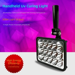 <span class=keywords><strong>Lampe</strong></span> UV LED portable 220V à séchage rapide, 300 lm/W, pour exposition d'encre de masque de soudure verte, construction en alliage d'aluminium, fluorescente - Product Image 2