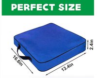 Coussin de siège imperméable en mousse EPE Oxford rembourré avec sangle d'épaule et poches de rangement, portable, 2 pièces, pour le sport, le camping, la plage