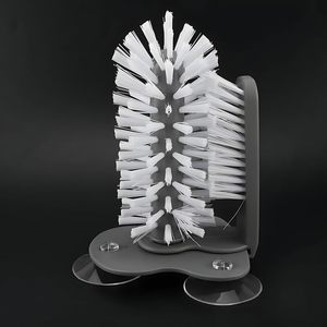Kitchen Sink <b>Bottles</b> Cleaner <b>Brushes</b> Glass Water Cleaning Wine Cup <b>Brush</b> With Suction - Product Image 3