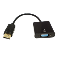 Adaptor SENYE DP ke VGA Hitam