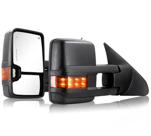 XMAXVISION 2007-2017 pour pick-up, rétroviseur de remorquage électrique avec chauffage, 4x4, latéral et arrière, noir, neuf - Product Image 1