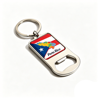 Abridor de Botellas Personalizable de Puerto Rico Ixtapa México, Recuerdo Metálico, Llavero Abridor de Cerveza